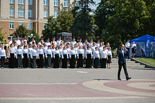 Торжества в Белгороде; в родных краях